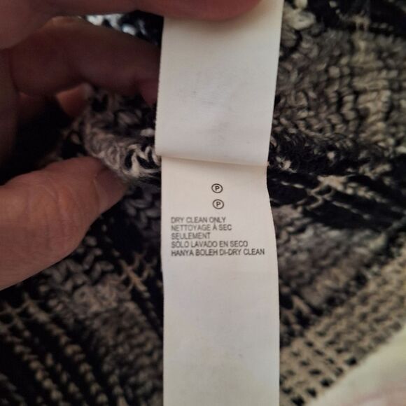 Lucky Brand Womens Harper Tweed Blazer Moto Long Sleeve Business Modern Large - Picture 10 of 12